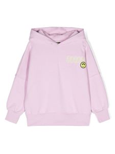 Barrow kids hoodie en coton à imprimé ourson - Rose