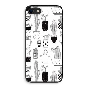 Cactusmotief: iPhone SE 2020 Biologisch afbreekbaar hoesje