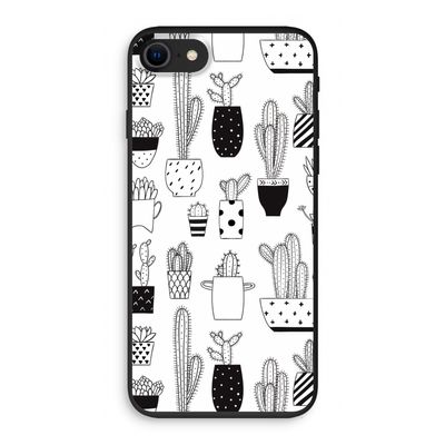 Cactusmotief: iPhone SE 2020 Biologisch afbreekbaar hoesje