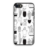 Cactusmotief: iPhone SE 2020 Biologisch afbreekbaar hoesje