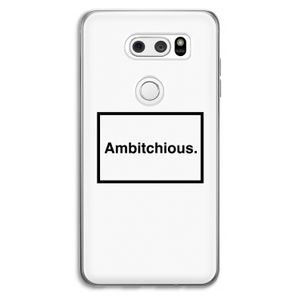 Ambitchious: LG V30 Transparant Hoesje