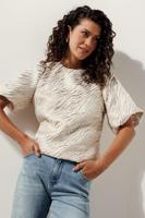 Tramontana Balloon-sleeve Top C41-15-401 T-shirt Lange Mouw 008050-lightgold