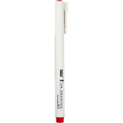 Medallion Tekenpen, lijndikte 0,3 mm, rood, 1 stuk