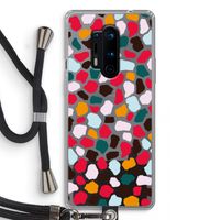 Colored Giraffe: OnePlus 8 Pro Transparant Hoesje met koord