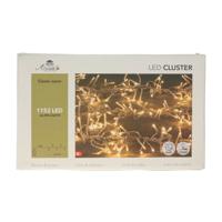 Clusterverlichting - 1152 led lampjes - klassiek warm wit - 690 cm - kerstverlichting