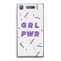 GRL PWR: Sony Xperia XZ1 Transparant Hoesje