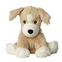 Grijze honden puppies heatpack/coldpack knuffels 34 cm knuffeldieren   -