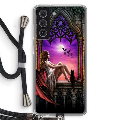 Kinderen van de nacht: Samsung Galaxy S21 FE Transparant Hoesje met koord