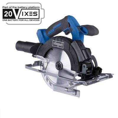 Cirkelzaag - SCHEPPACH - 20V IXES - 165mm - max. zaagsnede 53mm/90° - 4300rpm - zonder accu of lader - C-HCS165-X