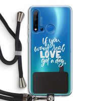 Partner in crime: Huawei P20 Lite (2019) Transparant Hoesje met koord