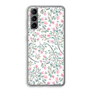 Sierlijke bloemen: Samsung Galaxy S21 Transparant Hoesje