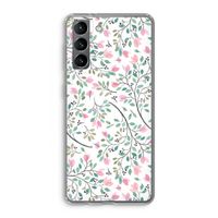 Sierlijke bloemen: Samsung Galaxy S21 Transparant Hoesje