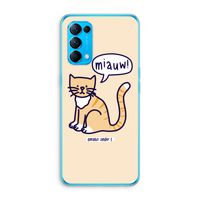 Miauw: Oppo Find X3 Lite Transparant Hoesje