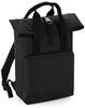 Atlantis BG118 Twin Handle Roll-Top Backpack - Black - 28 x 38 x 12 cm