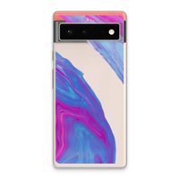 Zweverige regenboog: Google Pixel 6 Transparant Hoesje