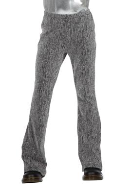 Party glitter broek zilver flared kind