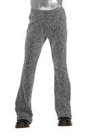 Party glitter broek zilver flared kind