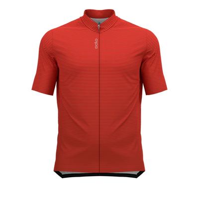 Odlo The Essential Jersey Heren Shirt Firelight - Ketchup L