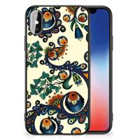 Back Cover iPhone X | Xs Barok Flower