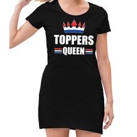 Toppers Queen jurkje zwart dames - thumbnail