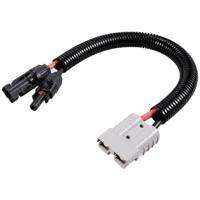 Hoogspanningsstekker naar PV-stekker type A TC-12195716 Zwart, Rood TRU COMPONENTS Inhoud: 1 stuk(s)