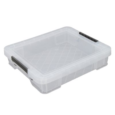 Allstore Opbergbox - 9 liter - Transparant - 43 x 36 x 8 cm