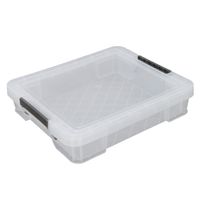 Allstore Opbergbox - 9 liter - Transparant - 43 x 36 x 8 cm