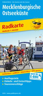 Fietskaart 376 Mecklenburgische Ostseeküste | Publicpress