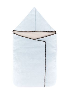 Fendi Kids couverture FF à motif monogrammé - Bleu