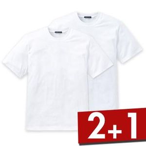 Schiesser 2 stuks Essentials American T-shirts Round Neck