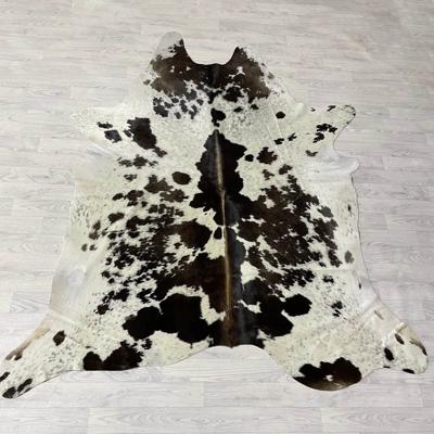 Koeienhuid bruin creme 225x195cm M/L