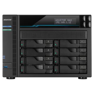 Asustor AS6510T data-opslag-server Ethernet LAN Toren Zwart NAS