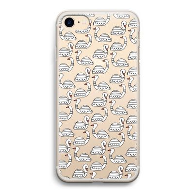 Zwanen: iPhone 7 Transparant Hoesje