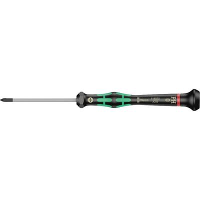 Elektronica en fijnmechanica Kruiskop schroevendraaier Wera 2050 05118022001 PH 0 Koplengte: 60 mm