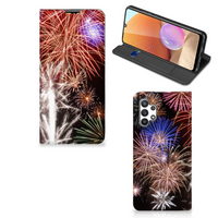 Samsung Galaxy A32 4G | A32 5G Enterprise Editie Hippe Standcase Vuurwerk