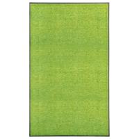 VidaXL Deurmat wasbaar 90x150 cm groen