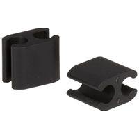 Elvedes Kabelclips Duo PVC 4,1 mm + 5,0 mm zwart (50 stuks) - thumbnail