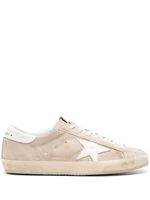 Golden Goose baskets Super Star en daim - Tons neutres - thumbnail