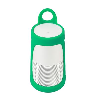 Draagbare silica gel Bluetooth Speaker beschermhoes voor BOSE SoundLink revolve + (mintgroen)