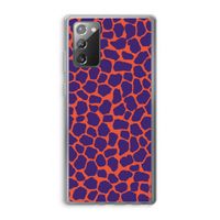 Purple Giraffe: Samsung Galaxy Note 20 / Note 20 5G Transparant Hoesje