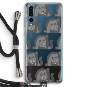 Cats: Huawei P20 Pro Transparant Hoesje met koord
