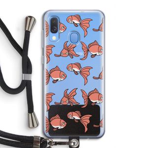 Blub: Samsung Galaxy A40 Transparant Hoesje met koord