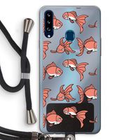 Blub: Samsung Galaxy A20s Transparant Hoesje met koord