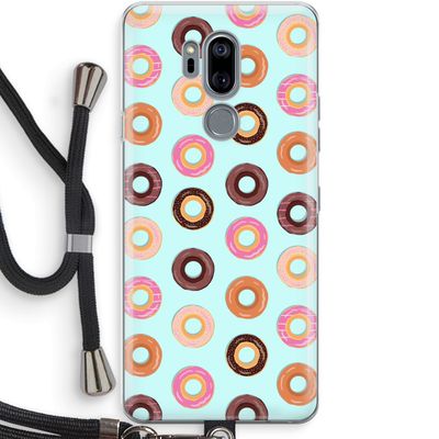 Donuts: LG G7 Thinq Transparant Hoesje met koord