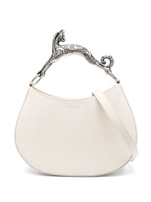 Lanvin sac cabas en cuir à anse biseautée - Tons neutres