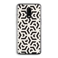 Crazy pattern: OnePlus 7 Transparant Hoesje