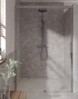 Ben IMotion schuifdeur naar links incl. antikalk 140x206cm chroom