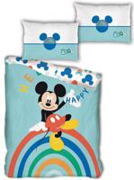 Disney Mickey Mouse Dekbedovertrek Happy - 140 x 200 cm - Polyester - thumbnail