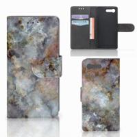 Sony Xperia X Compact | Bookcase | Marmer Grijs