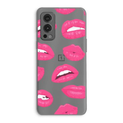 Bite my lip: OnePlus Nord 2 5G Transparant Hoesje